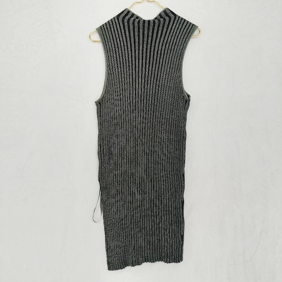 Rock & Republic Black Gray Sleeveless Sweater Dress 2569 NWT - Picture 5 of 10